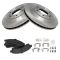 Front Premium Posi Semi-Metallic Disc Brake Pads & Rotor Set (MD882, AX55069)
