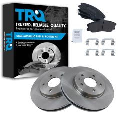 07-09 Equinox, Torrent; 08-09 Vue; 07-09 XL-7 Front Disc Brake Rotors & Metallic Pad Set