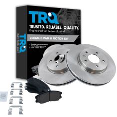 07-09 Equinox, Torrent; 08-09 Vue; 07-09 XL-7 Front Disc Brake Rotors & Ceramic Pad Set