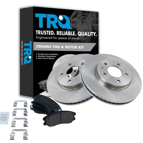 07-09 Equinox, Torrent; 08-09 Vue; 07-09 XL-7 Front Disc Brake Rotors & Ceramic Pad Set