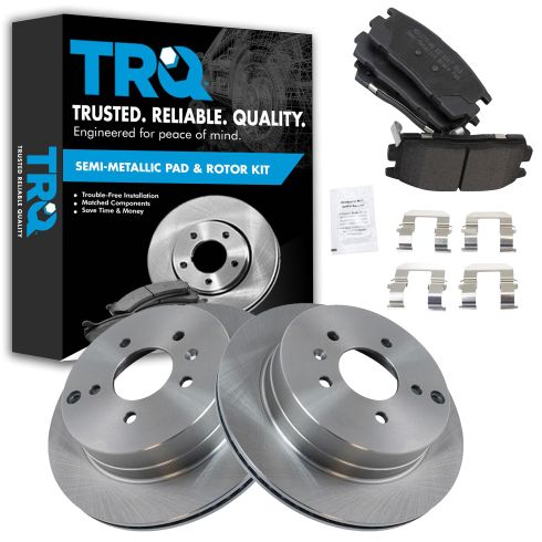 07-09 Equinox, Torrent; 08-09 Vue; 07-09 XL-7; Rear Metallic Pads & Rotor Set