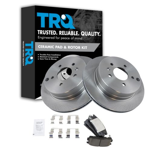 07-09 Equinox, Torrent; 08-09 Vue; 07-09 XL-7; Rear Ceramic Pads & Rotor Set