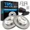 05-10 Cobalt; 07-10 G5; 03-07 Ion; 05-06 Pursuit (4 Lug) Front Metallic Pads & Rotors