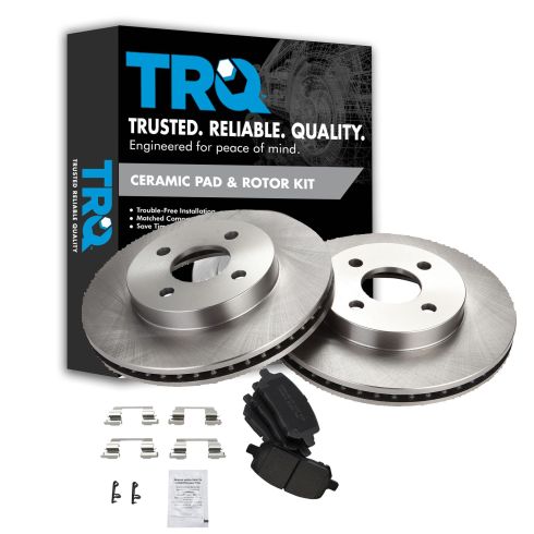 05-10 Cobalt; 07-10 G5; 03-07 Ion; 05-06 Pursuit (4 Lug) Front Ceramic Pads & Rotors