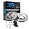 05-10 Cobalt; 07-10 G5; 03-07 Ion; 05-06 Pursuit (4 Lug) Front Ceramic Pads & Rotors