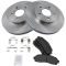 05-06 Equinox; 06 Torrent; 02-07 Vue Front Premium Posi Semi Metallic Brake Pad & Rotor Kit