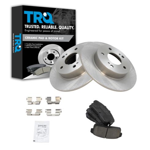01 (Fr 10/2/00) Maxima, I30; 02-03 Maxima; 02-04 I35 Rear Ceramic Pads & Rotors Kit