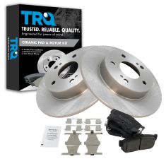 96-10/00 Infiniti I30; 1/94-10/00 Nissan Maxima Rear Ceramic Pads & Rotors Kit