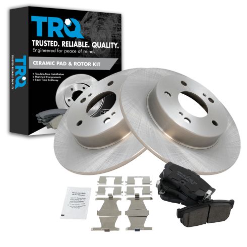 96-10/00 Infiniti I30; 1/94-10/00 Nissan Maxima Rear Ceramic Pads & Rotors Kit
