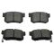 97-01 Honda Prelude Rear Premium Posi Semi-Metallic Disc Brake Pad & Rotors Kit