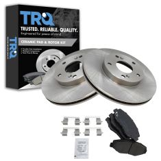 03-07 Honda Accord 2.4; 05 Accord Hybrid; 03-11 Element Front Posi Ceramic Pads & Rotors