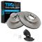 93-95 Civic EX Coupe (exc ABS); 94-97 Del Sol VTEC Front Metallic Pads & Rotors Set