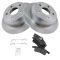 99-04 Jeep Grand Cherokee Rear Metallic Disc Brake Pads & Rotors Set