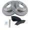 05-11 Dakota;  06-09 Raider Front Premium Posi Semi Metallic Brake Pad & Rotor Kit