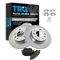 06-11 Fusion Milan 6; 06 Zephyr; 07-11 MKZ Rear Ceramic Pads & Rotors Set