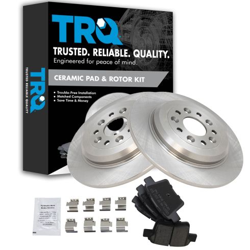 05-07 Freestyle, Montego; 08-09 Tuarus, Tuarus X, Sable Rear Ceramic Pads & Rotors Set