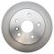 01-03 Toyota Highlander AWD Rear Ceramic Pads & Rotors Set
