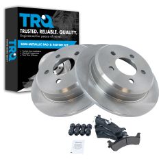 95-98 Jeep Grand Cherokee Rear Metallic Pads & Rotors Set