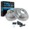 95-98 Jeep Grand Cherokee Rear Metallic Pads & Rotors Set