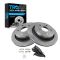 09-12 Ram 1500, 05-09 Durango; 07-09 Aspen Rear Metallic Pads & Rotors Set