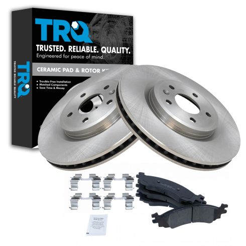 11-12 Ford Taurus SHO Front Ceramic Brake Pads & Rotors Set