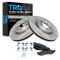 11-12 Ford Taurus SHO Front Ceramic Brake Pads & Rotors Set