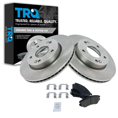 10-11 Kia Soul w/1.6L Front Ceramic Brake Pads & Rotors Set