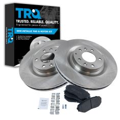 07-12 Mazda CX-9 Front Metallic Brake Pads & Rotors Set