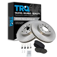 07-11 Mazda CX-7 Front Ceramic Brake Pads & Rotors Set