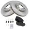 07-11 Mazda CX-7 Front Ceramic Brake Pads & Rotors Set