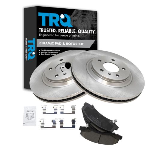 06-11 DTS, Lucerne (JL9); 08-09 Lacross. Allure Super Front Ceramic Brake Pads & Rotors Set
