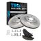 06-11 DTS, Lucerne (JL9); 08-09 Lacross. Allure Super Front Ceramic Brake Pads & Rotors Set