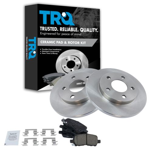 04-08 Grand Prix (ex GXP); 05-09 Lacrosse; 05-08 Alluere (ex Super) Rear Ceramic  Pads & Rotors Set
