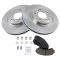 04-08, 10-11 Mitsubishi Endeavor Front Ceramic Brake Pads & Rotors Set