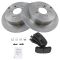 04-08, 10-11 Mitsubishi Endeavor Rear Metallic Brake Pads & Rotors Set