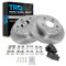 10-12 Lexus HS250H; 06-12 Toyota Rav4 Rear Ceramic Brake Pads & Rotors Set