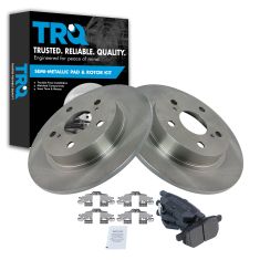 11-12 Scion TC Rear Metallic Brake Pads & 2 Rotors Set