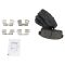 02-04 Infiniti I35; 02-03 Nissan Maxima Front & Rear Premium Posi Ceramic Brake Pad & Rotor Kit