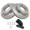 05-08 Ford F350 Pickup 4WD DRW Front METALLIC Brake Pad & Rotor Kit