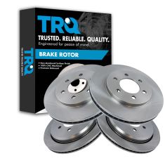 03-06 Ford Expedition, Lincoln Navigator Front & Rear Disc Brake Rotor Kit (Set of 4)