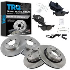 01-06 BMW 325CI Front & Rear CERAMIC Brake Pad & Rotor Kit