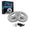 03 Dodge Durango Front Posi Metallic Brake Pad & Rotor Kit