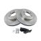 03 Dodge Durango Front Posi Metallic Brake Pad & Rotor Kit