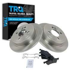 02-06 (thru 7/11/06) Mini Cooper S Rear METALLIC Brake Pad & Rotor Kit