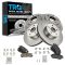 99 Sbru Impreza; 97-99 Legacy, Legacy Outbck Frnt & Rear Premium Posi Ceramic Brake Pad & Rotor Kit