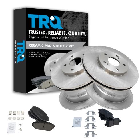 02-04 Honda Odyssey Front & Rear Premium Posi Ceramic Brake Pad & Rotor Kit