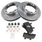 88-00 Chevy, GMC Pickup Suburban Front CERAMIC Disc Brake Pads & Rotor Kit