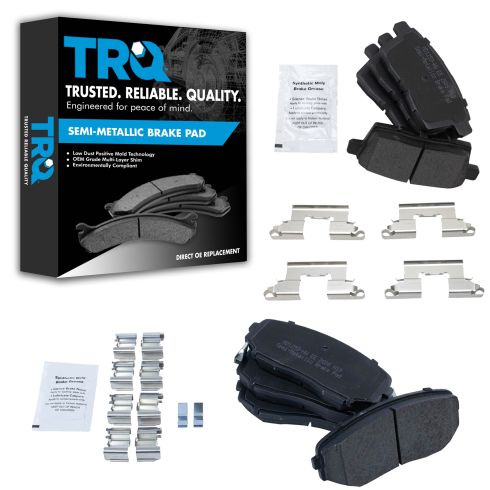 07-10 Edge, MKX; 07-12 CX7; 07-13 CX9 Front & Rear Semi-Metallic Disc Brake Pads Kit (Set of 4)