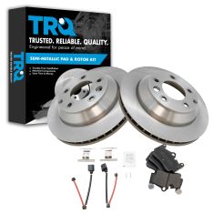 07-14 Audi Q7; 03-06, 08-13 Cayenne; 04-08 VW Touareg Rear Disc Brake Rotor & Metallic Pad Kit