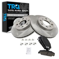 1990-00 Honda Civic CRX Del Sol Ceramic Brake Pad & Rotor Kit Front